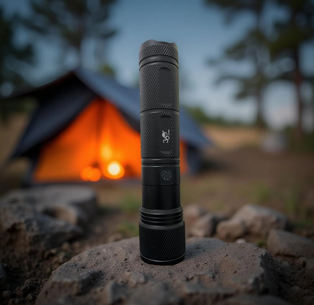 USB LED Flashlight P100 Combo with 3000M Ultra Long Range Torch – Bahrain