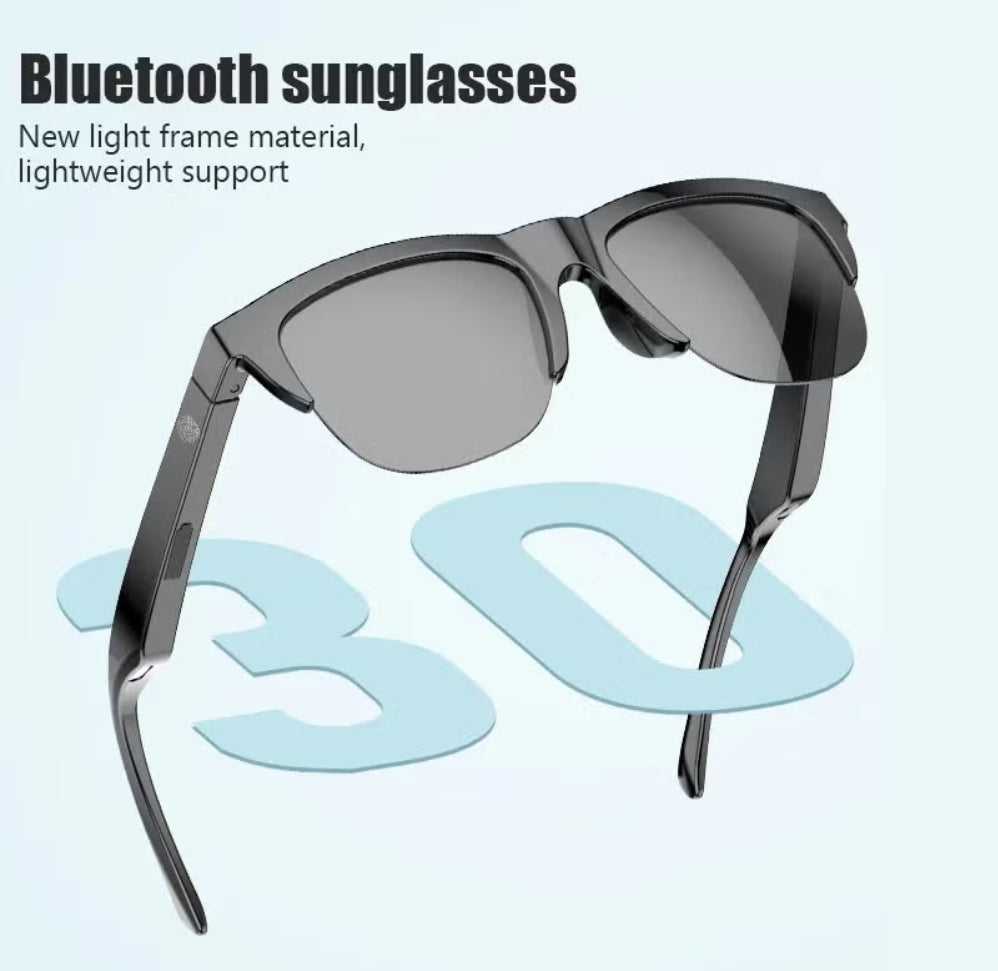 Smartbarry TY01 Smart Audio Glasses with Bluetooth Speaker & Mic – Bahrain