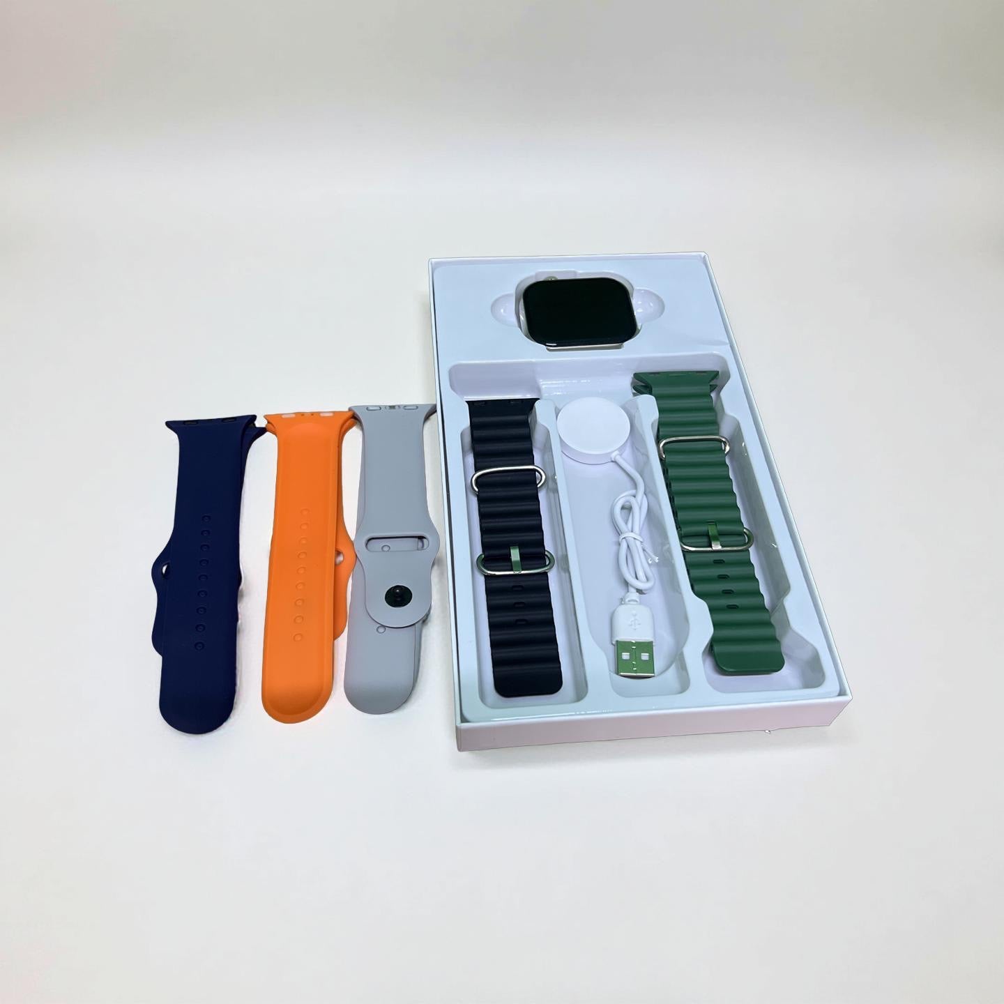 KW27 Max Series 10 Smartwatch 5-in-1 Combo Pack with Fitness Features – Bahrain