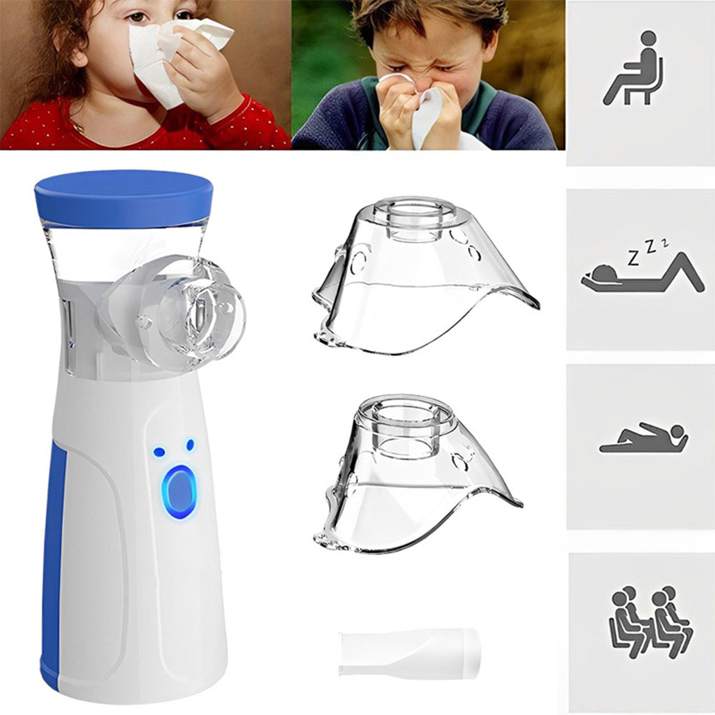 Mesh Portable Handheld Nebulizer Machine  for Kids & Adults – Home & Travel Use