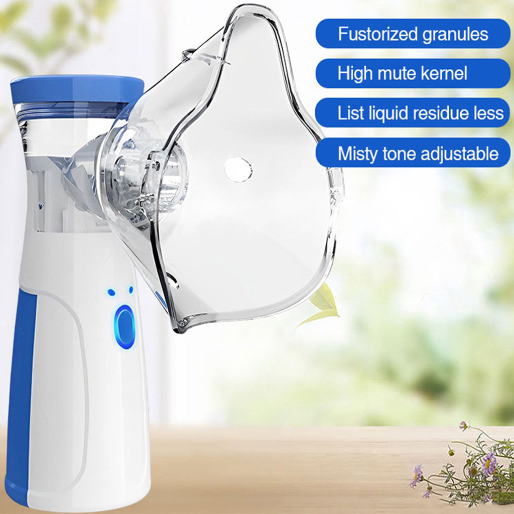 Mesh Portable Handheld Nebulizer Machine  for Kids & Adults – Home & Travel Use